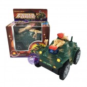 Hộp đồ chơi xe tăng 4 bánh chạy pin có đèn nhạc