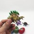 Bộ đồ chơi 3 mô hình bóc trứng khủng long nở con lắp ghép 2167