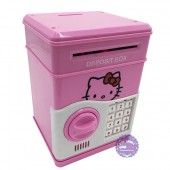 Hộp đồ chơi két sắt mini đựng tiền hình mèo Hello Kitty
