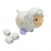 Hộp đồ chơi con cừu đẻ con vặn cót