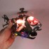 Hộp đồ chơi máy bay trực thăng quân đội nâu chạy pin có đèn nhạc