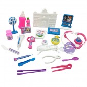 Bộ đồ chơi túi bác sĩ ngôi nhà & dụng cụ y tế bằng nhựa