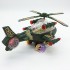 Hộp đồ chơi máy bay trực thăng chiến đấu chạy pin có đèn nhạc
