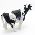 Hộp đồ chơi mô hình bò sữa chạy pin có đèn nhạc 333-33