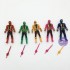 Vỉ đồ chơi 5 anh em siêu nhân hải tặc Gokaiger mini bằng nhựa