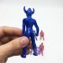 Vỉ đồ chơi bộ 8 siêu nhân điện quang Ultraman mini bằng nhựa