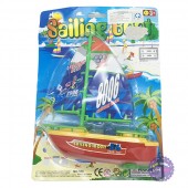 Vỉ đồ chơi thuyền buồm chạy pin dưới nước 2008