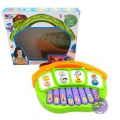 Hộp đồ chơi đàn organ ngôi nhà thú có nhạc đèn 5001B