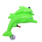 Đồ chơi súng bắn nước cá heo chở con mini