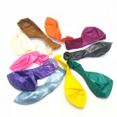 Bong bóng tròn Xi đủ màu 25 cm - 50 Cái/1 Bịch