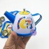 Hộp đồ chơi ấm tách uống trà Doraemon 14 món bằng Inox