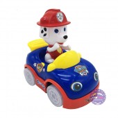 Hộp đồ chơi xe hơi chó cứu hộ dùng pin có nhạc bánh đèn