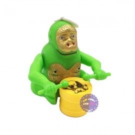 Đồ chơi khỉ đánh trống mini chạy bằng dây cót 555B