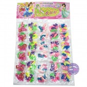 Vỉ đồ chơi giày, dép, guốc cao gót cho búp bê 30 bịch bằng nhựa