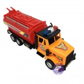 Đồ chơi xe bồn cứu hỏa 6 bánh bằng nhựa chạy trớn 6006A