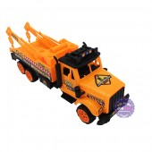 Đồ chơi xe cẩu 2 móc 6 bánh bằng nhựa chạy trớn 6006D