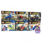 Bộ 6 hộp đồ chơi lắp ráp siêu anh hùng Super Heroes 6008
