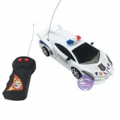 Hộp đồ chơi xe hơi cảnh sát Laborghini điều khiển 2 kênh chạy pin