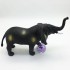Đồ chơi mô hình con voi bằng nhựa mềm có nhạc