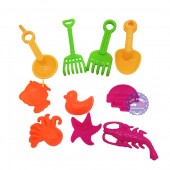 Bộ đồ chơi cào xúc cát đi biển mini