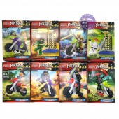 Bộ 8 hộp đồ chơi lắp ráp Ninjago Moto bằng nhựa 76055