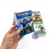 Bộ 6 hộp đồ chơi lắp ráp Robo Ninja xanh bằng nhựa 76064