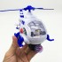 Hộp đồ chơi máy bay trực thăng cảnh sát chạy pin có đèn nhạc