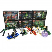 Bộ 6 hộp đồ chơi lắp ráp Ninja Lepin bằng nhựa 8919