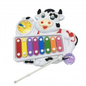 Đồ chơi đàn gõ organ hình con bò sữa & đồng hồ