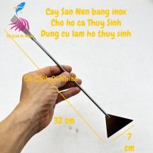 Cây san nền bằng inox cho hồ cá thủy sinh - dụng cụ làm hô cá kéo nhíp