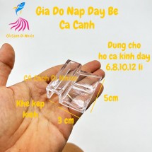 Giá đỡ nắp đậy bể cá cảnh - Khung đỡ nắp bằng nhựa Acrylic hồ cá kính 6mm 8mm