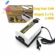 Máy sục sủi khí oxy 2 vòi RAMBO EP-9000 cho hồ cá cảnh