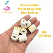 Sứ lọc nước bể cá vật liệu lọc hồ cá cảnh túi 200g