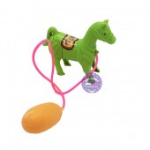 Đồ chơi chú ngựa chạy khi bơm hơi bằng nhựa