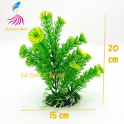 Mô hình cây rong TIỂU BẢO THÁP bằng nhựa trang trí hồ cá AS-002B