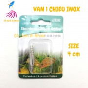 Van 1 chiều bằng Inox cho bình khí CO2 hồ cá Thuỷ Sinh ISTA