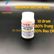 Artemia bột sấy khô 10 gram cho cá con