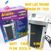 Máy lọc thùng Atman DF-700, lọc ngoài cho hồ cá 60-100 cm