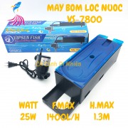 Bộ máy bơm + hộp lọc nước VIPSUN VS-7800 cho hồ cá cảnh