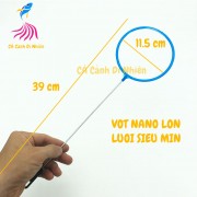 Vợt TRÒN LƯỚI NANO LỚN siêu mịn vớt Artemia cho cá