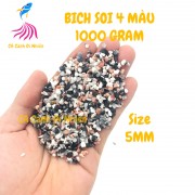 Bịch sỏi 4 MÀU 1 KG size 5 mm trang trí hồ cá cảnh