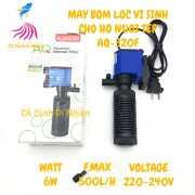 Máy bơm lọc nước vi sinh 6W cho hồ nuôi tép thủy sinh AQ 320F