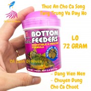 Thức ăn cho cá chuột Bottom Feeders dạng viên nén lọ TÍM 72 Gram