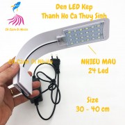 Đèn LED đổi màu kẹp thành hồ cá thủy sinh size 30-40cm M-280