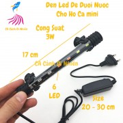 Đèn LED T4-200LED nhiều màu cho hồ cá mini size 20 - 30 cm