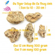 Đá TIGER 1 Kg setup bể hồ cá thủy sinh size 10 - 20 cm