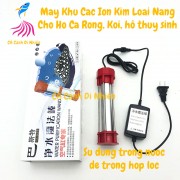 Thiết bị máy khử độc hồ cá, khử các ion kim loại nặng cho hồ cá rồng