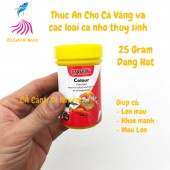 Thức ăn cho cá vàng và cá nhỏ dạng hạt TAIYO COLOUR 25 Gram T34