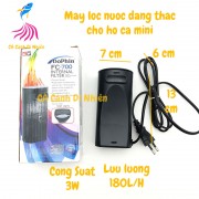 Máy lọc nước dạng thác nước để trong hồ cá mini Dophin FC-700