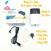 Máy sủi oxy TÍCH ĐIỆN 1 vòi SOBO SB-168 cho hồ cá